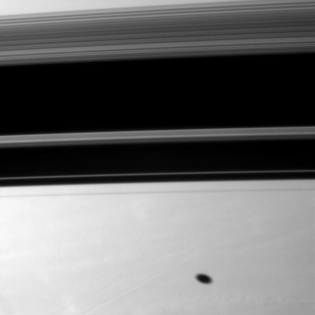 NASA image: Shadows on Saturn