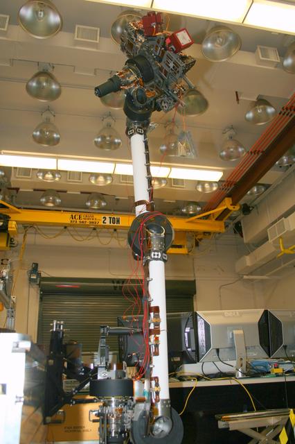 NASA image: Engineers Flex Curiosity Robotic Arm and Tools