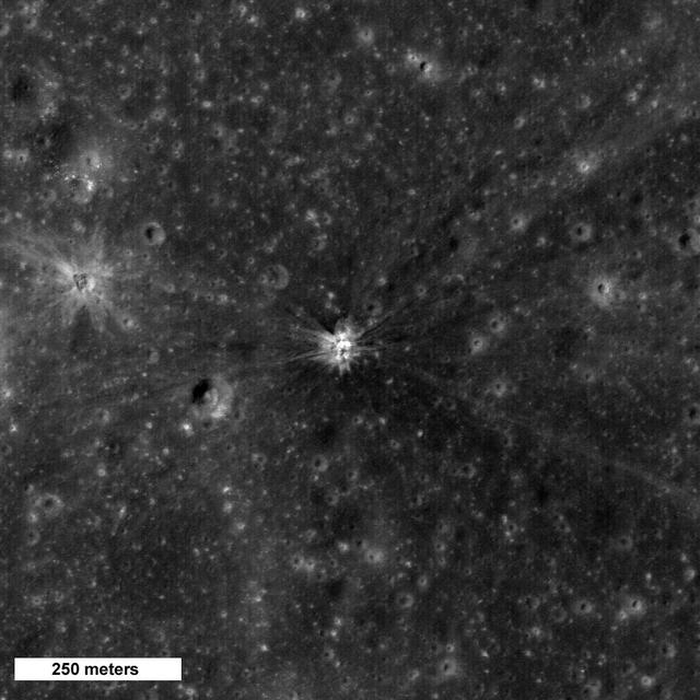 NASA image: Apollo 14 S-IVB Impact Crater