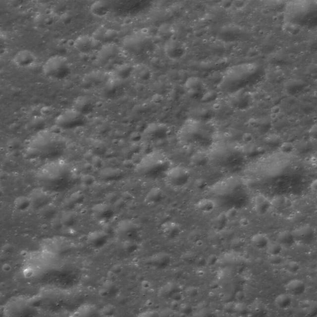 This image from NASA Lunar Reconnaissance Orbiter shows a view of boulders, on the floor of Rutherfurd crater, about to disappear into the shadows of dusk.