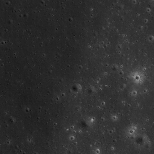 Part of the vast pyroclastic deposit located on the Aristarchus plateau is visible in this image taken by NASA Lunar Reconnaissance Orbiter.