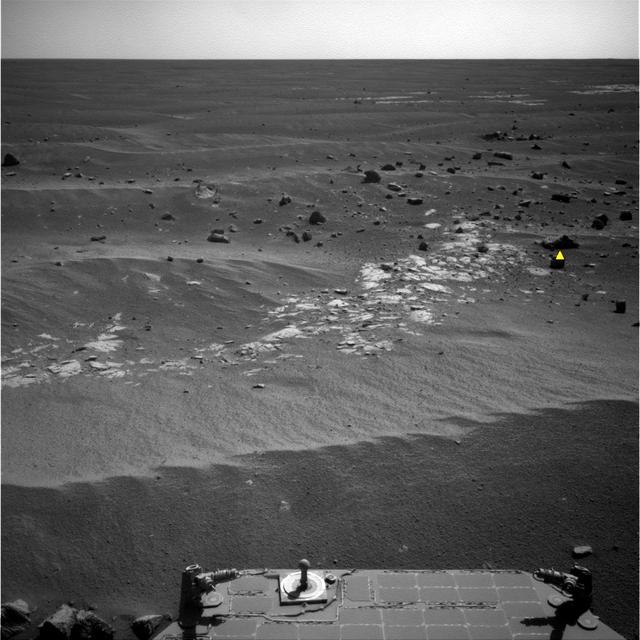 NASA image: Image Analyzed by Mars Rover for Selection of Target