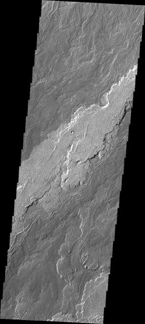 NASA image: Arsia Mons Flows