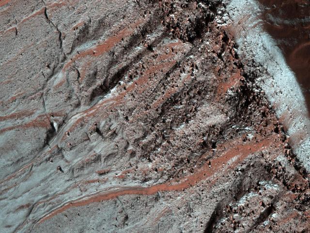 NASA image: Gullied Trough in Noachis Terra