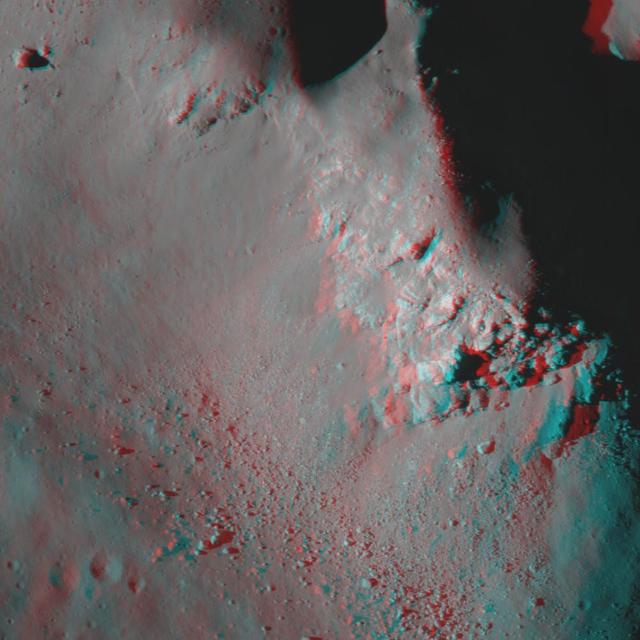 NASA image: Central Peak of Copernicus Crater Anaglyph