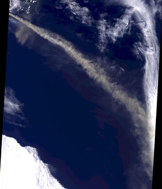 NASA image: NASA MISR Image Shows Eyjafjallajökull Volcano Plume Heights