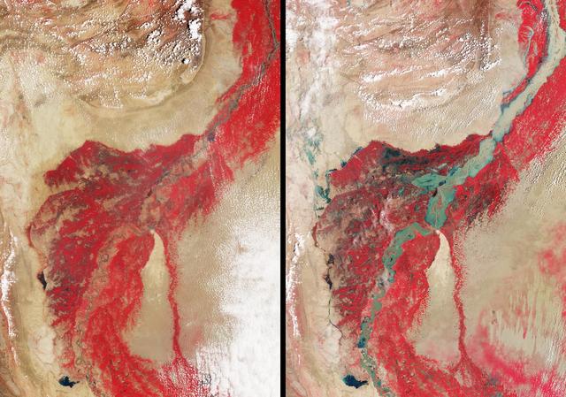 NASA image: NASA MISR Tracks Massive Flooding in Pakistan
