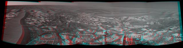 Cambridge Bay Outcrop Examined by Opportunity Stereo