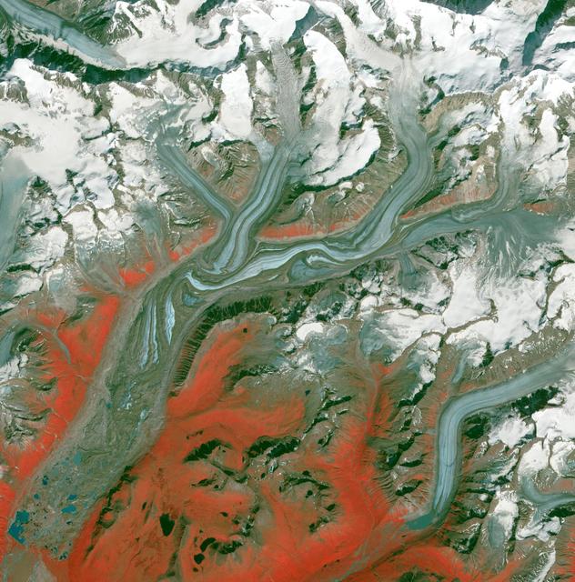 NASA image: Susitna Glacier, Alaska