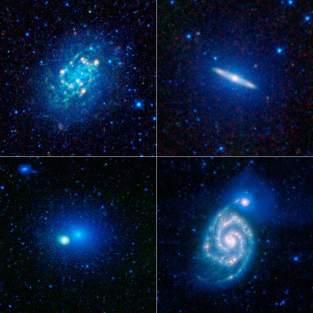 NASA image: A Collage of Nearby Galaxies
