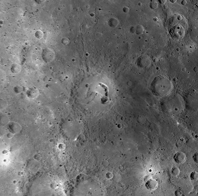 NASA image: Pits, Picasso, and Mercury History