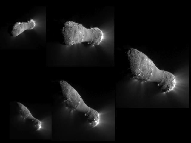 NASA image: Flying Under Comet Hartley 2
