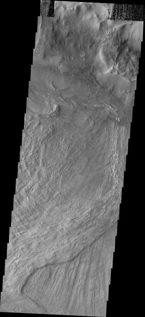 NASA image: Melas Chasma Landslides