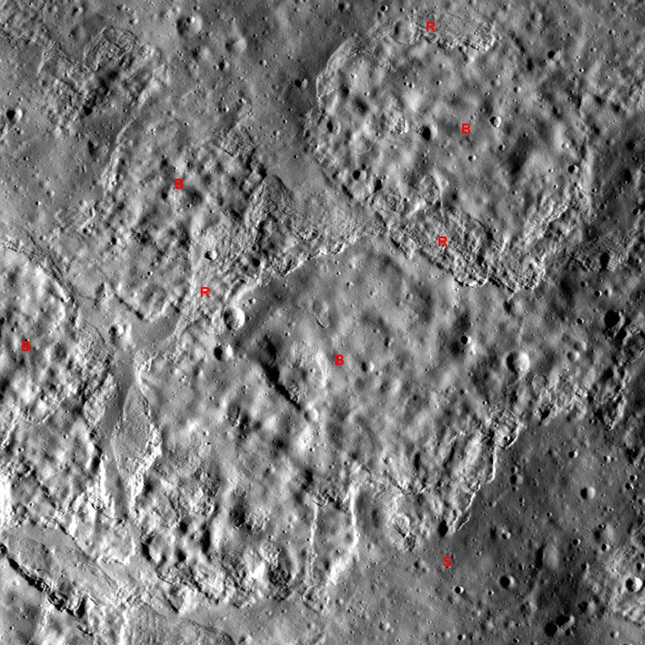 Slope Failure near Aratus Crater