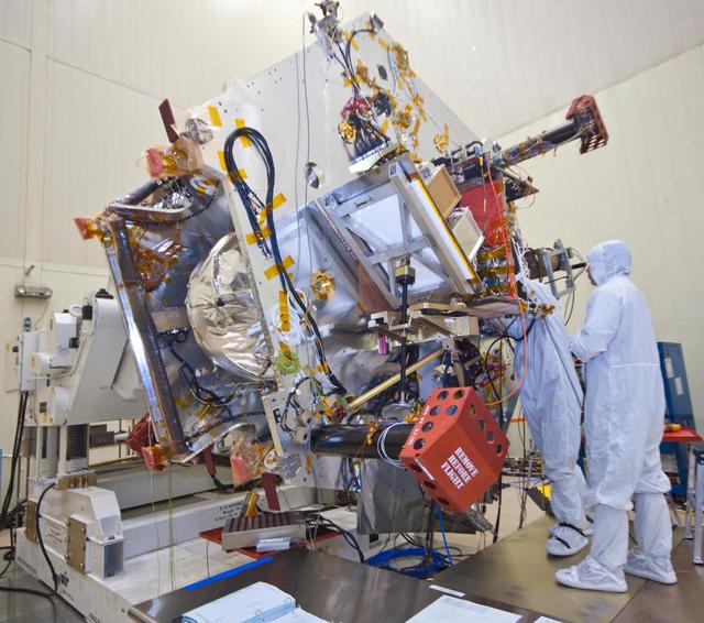 NASA image: Installing Electronics in Juno Vault