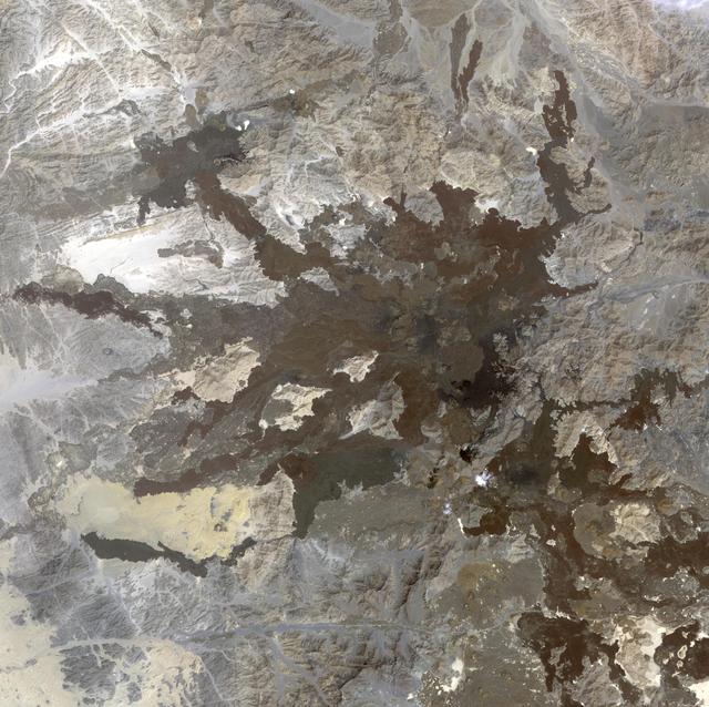 NASA image: Harrat Lunayyir, Saudi Arabia