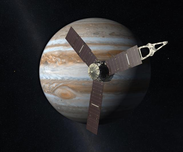 NASA image: Juno Mission to Jupiter 2010 Artist Concept