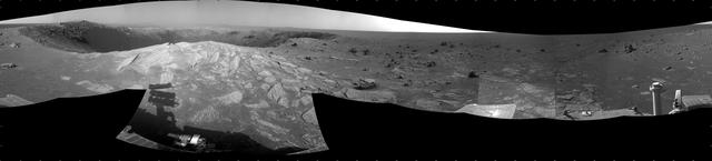 NASA image: Santa Maria Crater in 360-Degree View, Sol 2451