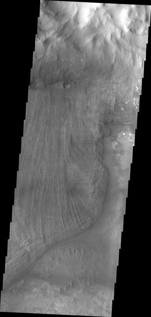 NASA image: Ius Chasma Landslide