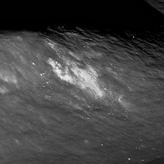 NASA image: Aitken Central Peak, Seen Obliquely