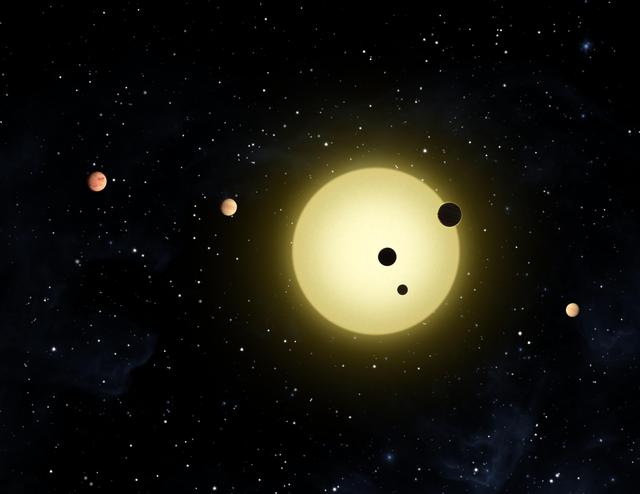 NASA image: Kepler-11 Planetary System Artist Concept