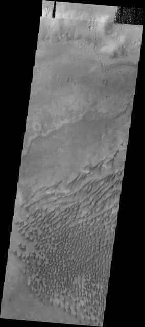 NASA image: Russell Crater Dunes