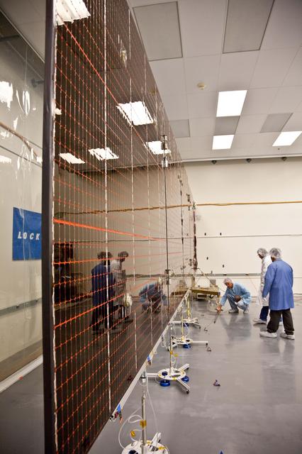 NASA image: Juno Solar Panel Deployment Test