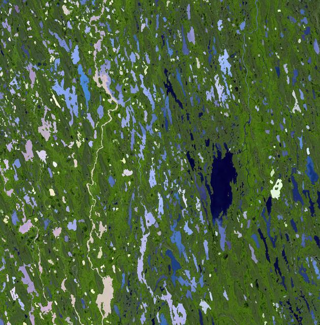 NASA image: Nunavut Territory, Canada