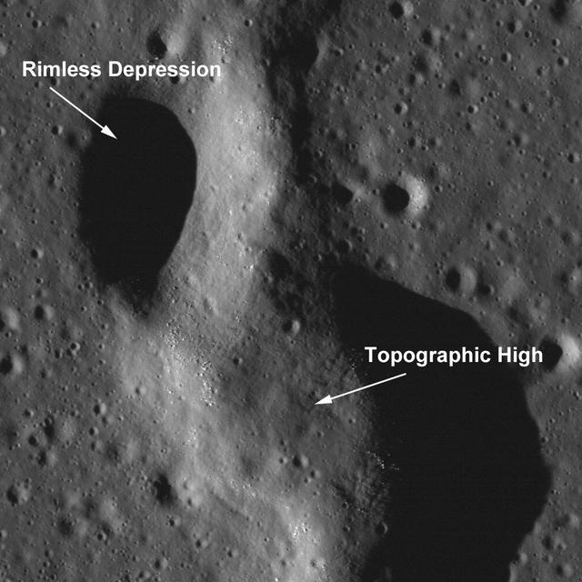 Sinuous Chain of Depressions