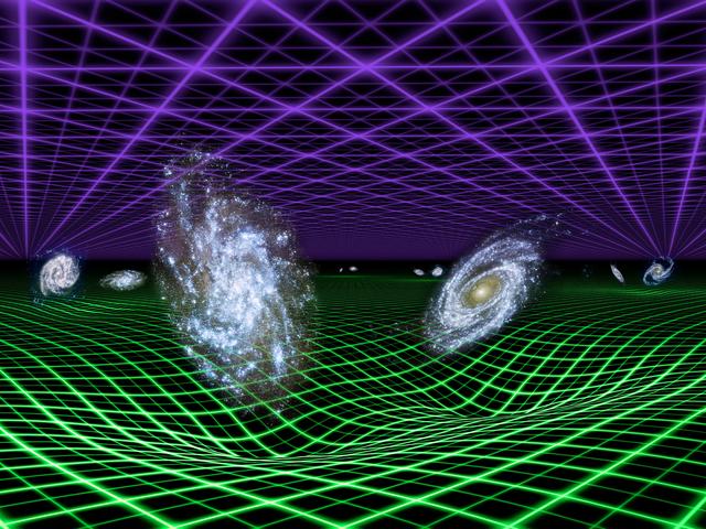NASA image: Dark Energy and Gravity: Yin and Yang of the Universe Artist Concept