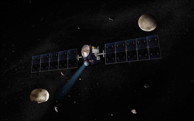 NASA Dawn Spacecraft Headed for Vesta Artist Concept