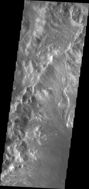 NASA image: Holden Crater Rim