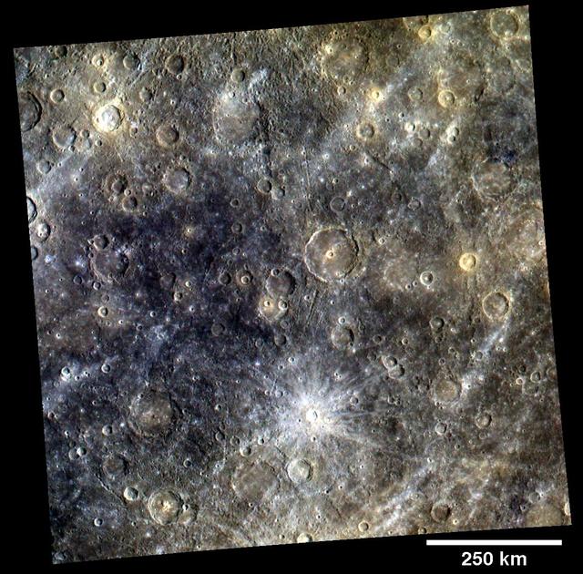 NASA image: Mapping Mercury Surface in Color