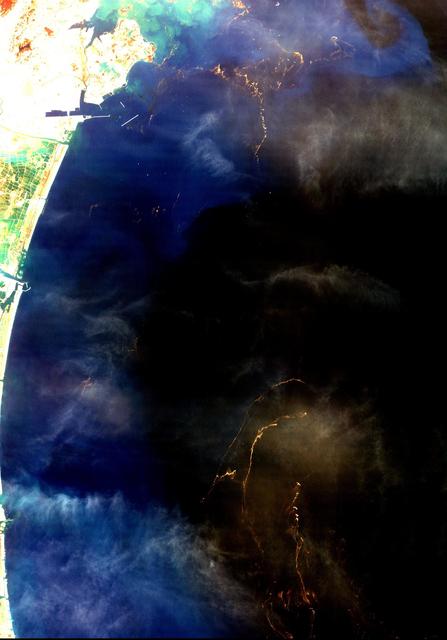 NASA image: Tohoku Tsunami Debris, Japan