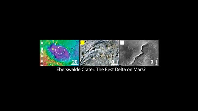NASA image: Eberswalde Crater, a Finalist Not Selected as Landing Site for Curiosity