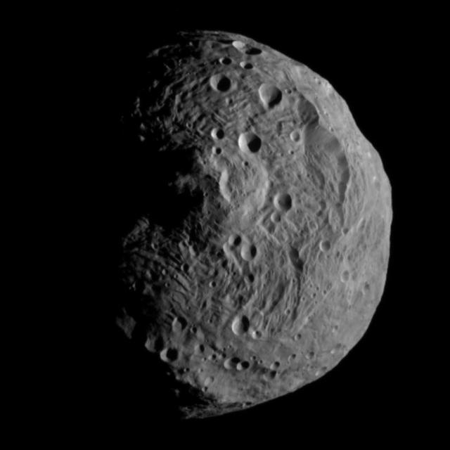 NASA image: Latest Image of Vesta captured by Dawn on July 17, 2011