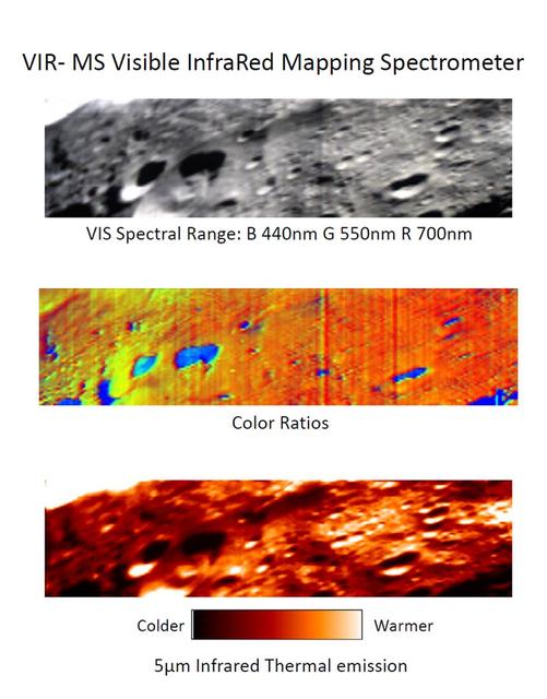 NASA image: Visible and Infrared Mapping Spectrometer False-Color Image