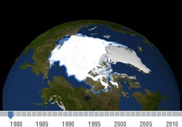 Declining Arctic Sea Ice: 1979-2010