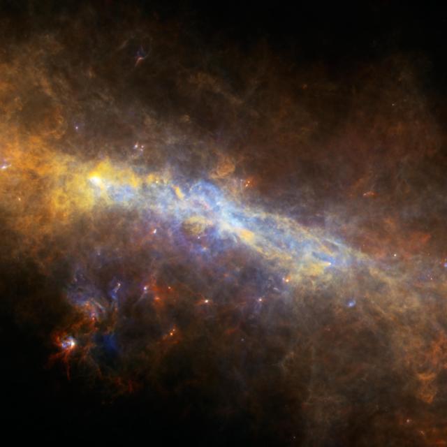 NASA image: The Case of the Warped Galactic Ring