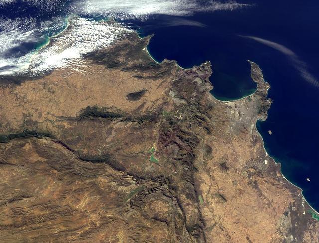 NASA image: Where on Earth...? MISR Mystery Image Quiz #25: Western Cape, South Africa