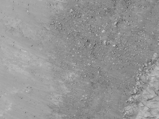 NASA image: Site of Warm Season Flows in Mars Crater