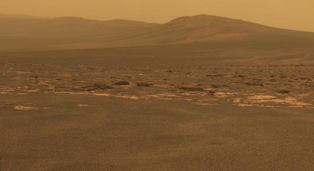 NASA image: West Rim of Endeavour Crater on Mars