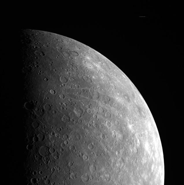NASA image: Cosmic Rays Near Mercury