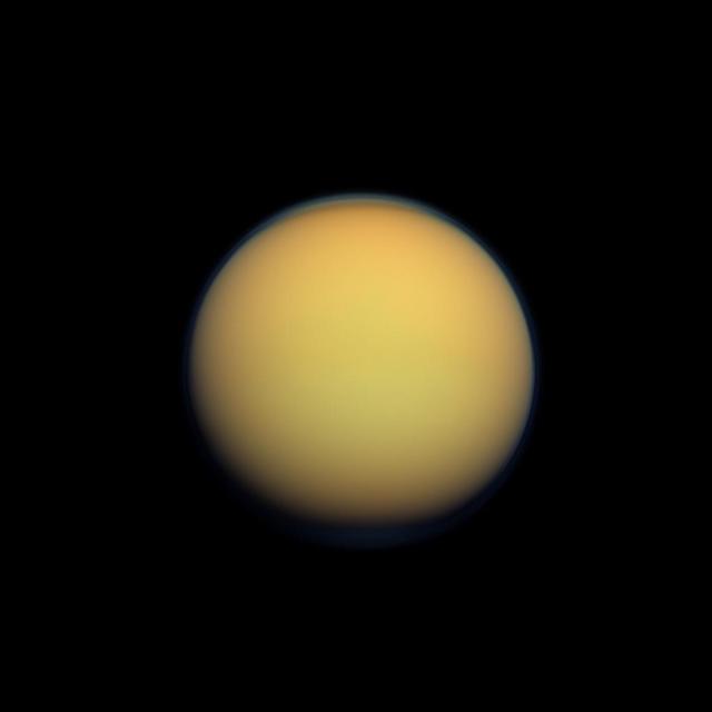 NASA image: Hazy Orange Orb