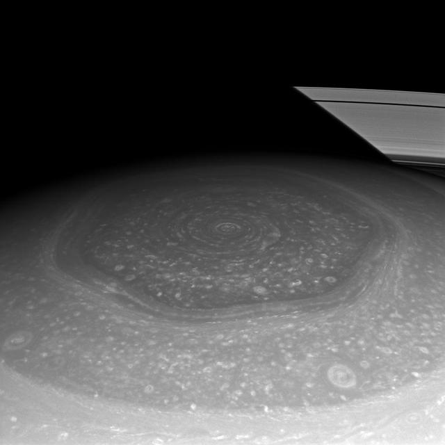 NASA image: Hexagon and Rings