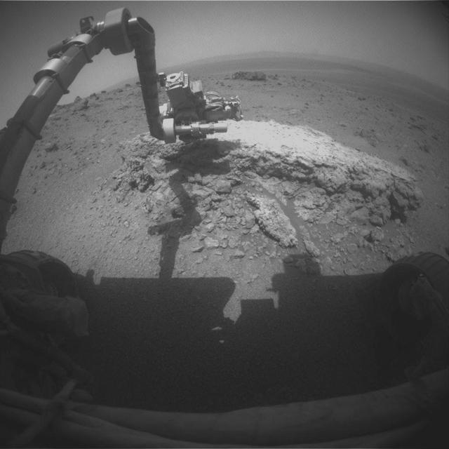 Opportunity at Work Examining Tisdale 2, Sol 2695
