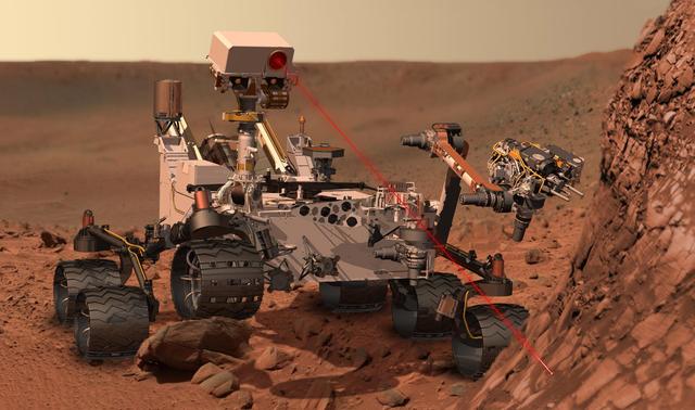 NASA image: Curiosity at Work on Mars Artist Concept