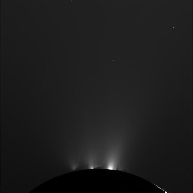 NASA Cassini spacecraft successfully completed its Oct. 1, 2011 flyby of Saturn moon Enceladus and its jets of water vapor and ice.