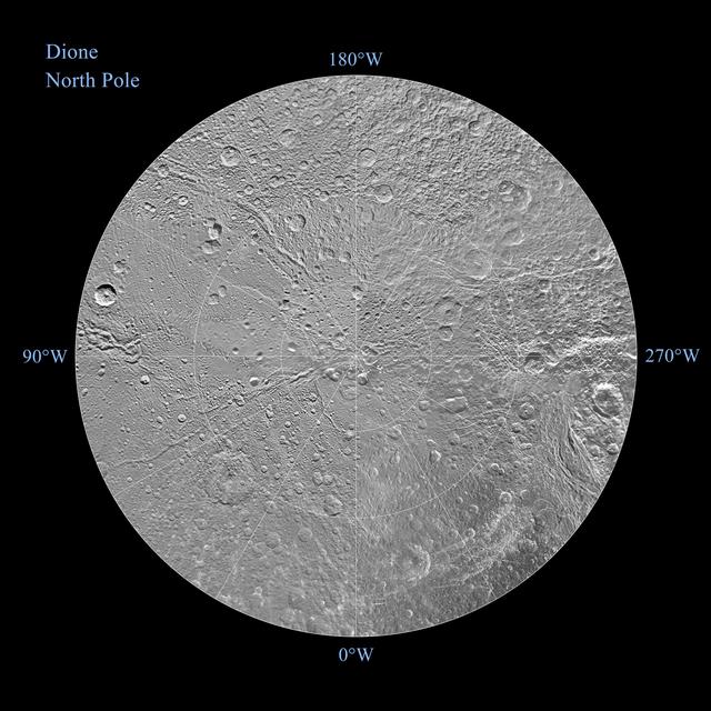 NASA image: Map of Dione - December 2011