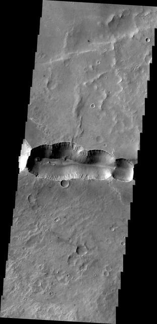 NASA image: Coprates Catena